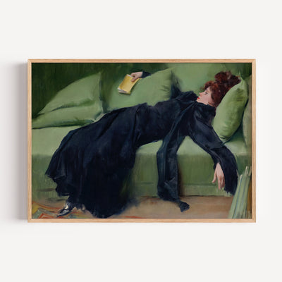 Decadent_Young_Woman_Wall_Art_Print
