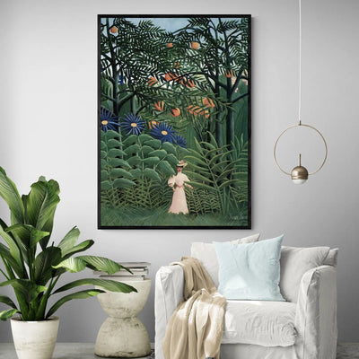 Woman Walking In Forest by Henri Rousseau Gelato